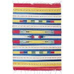 Kilim szőnyeg színes 60x90 pamut kilim
