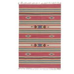 Kilim szőnyeg színes 140x200 pamut kilim