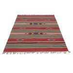 Kilim szőnyeg színes 140x200 pamut kilim