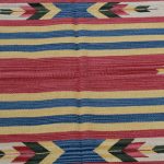 Kilim szőnyeg színes 140x200 pamut kilim