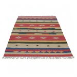 Kilim szőnyeg színes 140x200 pamut kilim