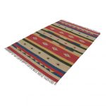 Kilim szőnyeg színes 140x200 pamut kilim