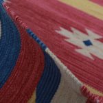 Kilim szőnyeg színes 140x200 pamut kilim
