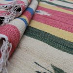 Kilim szőnyeg színes 140x200 pamut kilim