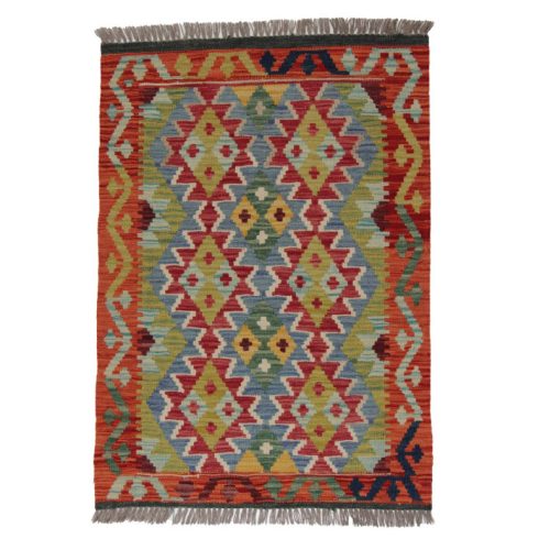 Chobi Kilim szőnyeg 84x118 kézi szövésű afgán gyapjú kilim