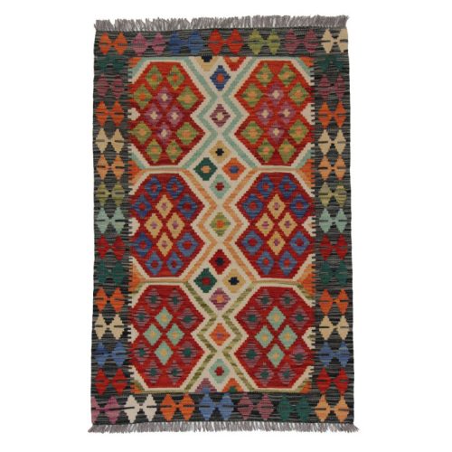 Chobi Kilim szőnyeg 86x130 kézi szövésű afgán gyapjú kilim
