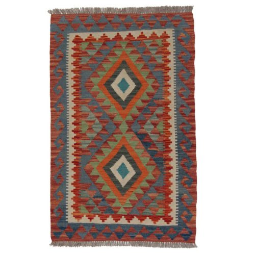 Kilim szőnyeg Chobi 83x131 kézi szövésű afgán gyapjú kilim