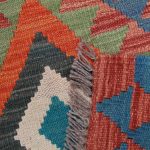 Kilim szőnyeg Chobi 83x131 kézi szövésű afgán gyapjú kilim