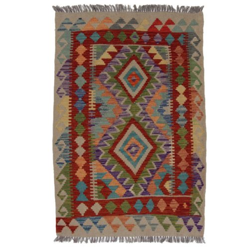 Chobi Kilim szőnyeg 86x128 kézi szövésű afgán gyapjú kilim