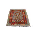 Chobi Kilim szőnyeg 86x128 kézi szövésű afgán gyapjú kilim