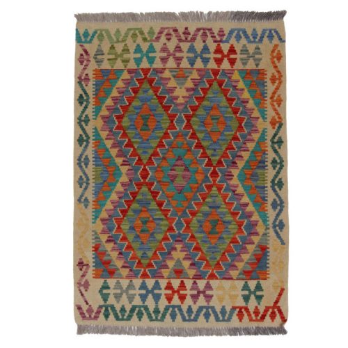 Kilim szőnyeg Chobi 87x125 kézi szövésű afgán gyapjú kilim