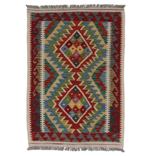 Kilim szőnyeg Chobi 85x122 kézi szövésű afgán gyapjú kilim