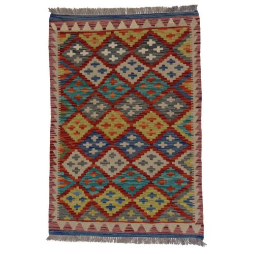 Chobi Kilim szőnyeg 84x124 kézi szövésű afgán gyapjú kilim