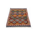 Chobi Kilim szőnyeg 84x124 kézi szövésű afgán gyapjú kilim