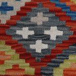 Chobi Kilim szőnyeg 84x124 kézi szövésű afgán gyapjú kilim