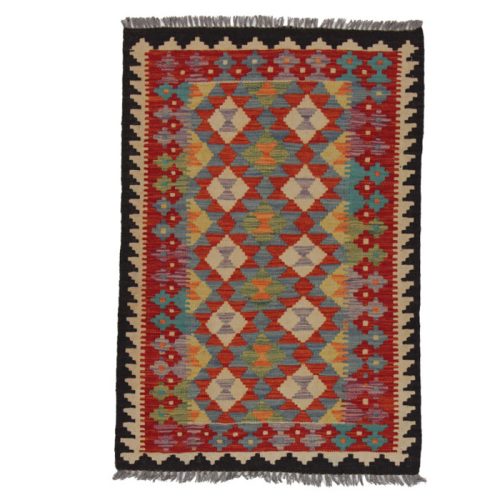 Chobi Kilim szőnyeg 80x118 kézi szövésű afgán gyapjú kilim
