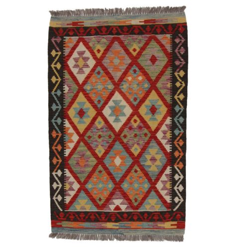 Chobi Kilim szőnyeg 84x132 kézi szövésű afgán gyapjú kilim