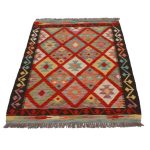 Chobi Kilim szőnyeg 84x132 kézi szövésű afgán gyapjú kilim