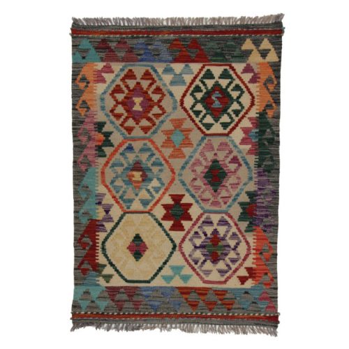 Kilim szőnyeg Chobi 83x120 kézi szövésű afgán gyapjú kilim