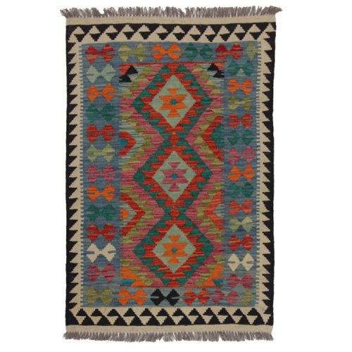 Chobi Kilim szőnyeg 82x126 kézi szövésű afgán gyapjú kilim