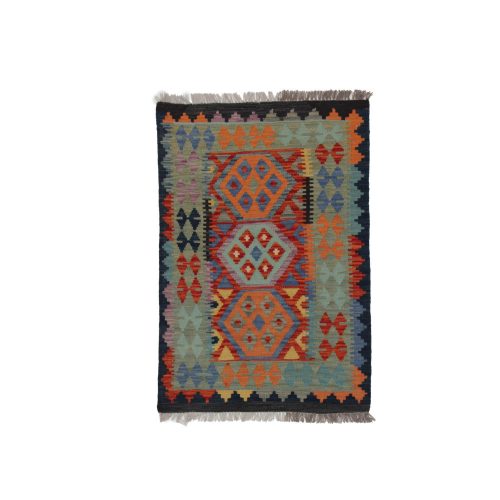 Chobi Kilim szőnyeg 115x78 kézi szövésű afgán gyapjú kilim