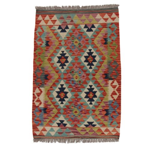 Kilim szőnyeg Chobi 87x127 kézi szövésű afgán gyapjú kilim