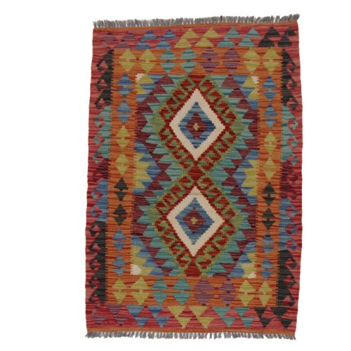 Chobi Kilim szőnyeg 82x118 kézi szövésű afgán gyapjú kilim