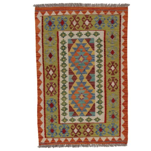 Kilim szőnyeg Chobi 85x127 kézi szövésű afgán gyapjú kilim