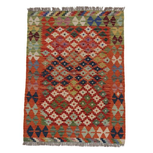 Kilim szőnyeg Chobi 91x122 kézi szövésű afgán gyapjú kilim