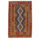 Chobi Kilim szőnyeg 86x129 kézi szövésű afgán gyapjú kilim