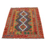 Chobi Kilim szőnyeg 86x129 kézi szövésű afgán gyapjú kilim