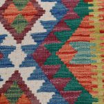 Chobi Kilim szőnyeg 86x129 kézi szövésű afgán gyapjú kilim