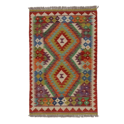 Chobi Kilim szőnyeg 80x121 kézi szövésű afgán gyapjú kilim