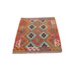 Kilim szőnyeg Chobi 87x120 kézi szövésű afgán gyapjú kilim