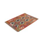 Kilim szőnyeg Chobi 87x120 kézi szövésű afgán gyapjú kilim
