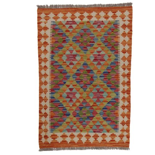 Chobi Kilim szőnyeg 79x118 kézi szövésű afgán gyapjú kilim