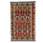 Chobi Kilim szőnyeg 84x127 kézi szövésű afgán gyapjú kilim