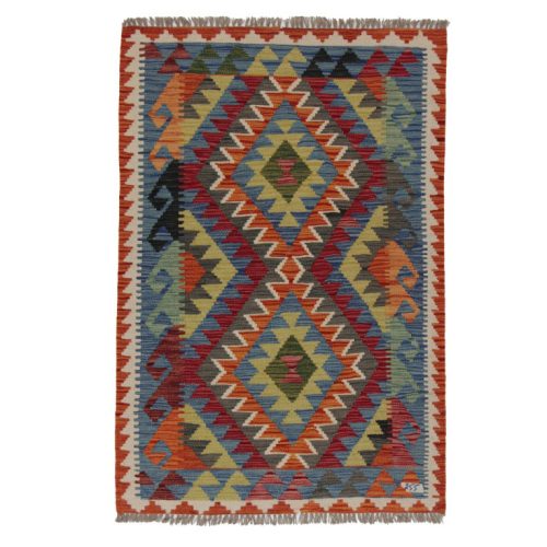 Chobi Kilim szőnyeg 86x129 kézi szövésű afgán gyapjú kilim