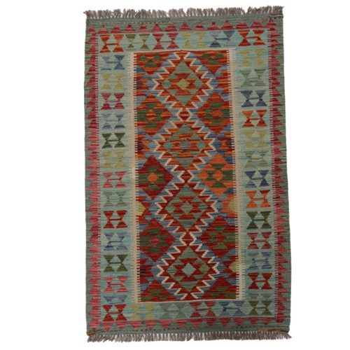 Kilim szőnyeg 155x98 kézi szövésű afgán gyapjú szőttes