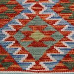 Kilim szőnyeg 155x98 kézi szövésű afgán gyapjú szőttes