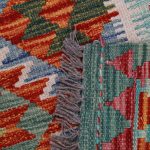 Kilim szőnyeg 155x98 kézi szövésű afgán gyapjú szőttes