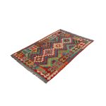 Kilim szőnyeg 151x103 kézi szövésű afgán gyapjú kilim