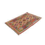 Kilim szőnyeg 150x100 kézi szövésű afgán gyapjú kilim