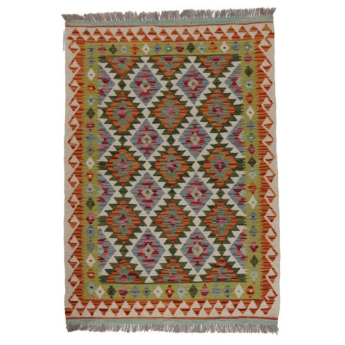 Kilim szőnyeg 148x106 kézi szövésű afgán gyapjú kilim