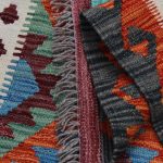 Kilim szőnyeg 155x99 kézi szövésű afgán gyapjú kilim