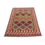 Kilim szőnyeg Chobi 149x98 kézi szövésű afgán gyapjú kilim