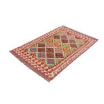 Kilim szőnyeg Chobi 149x98 kézi szövésű afgán gyapjú kilim