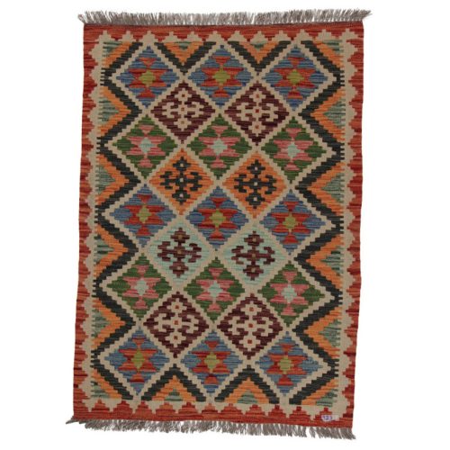 Afgán Kilim szőnyeg 137x97 kézi szövésű etnikai kilim