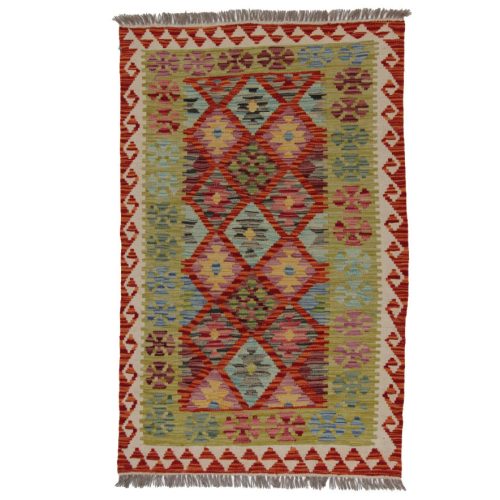 Kilim szőnyeg 155x98 kézi szövésű afgán gyapjú kilim