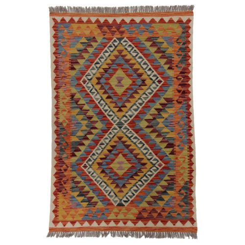 Kilim szőnyeg 150x102 kézi szövésű afgán gyapjú kilim